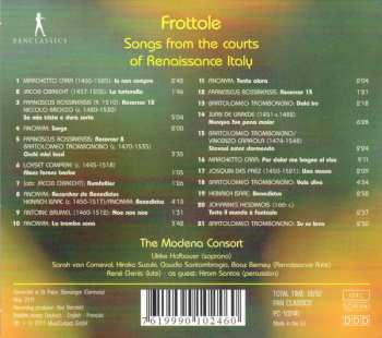 CD Ulrike Hofbauer: Frottole - Songs From The Courts Of Renaissance Italy 310728