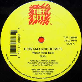 Album Ultramagnetic MC's: Watch Your Back