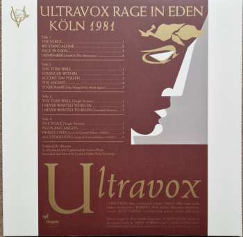 4LP/Box Set Ultravox: Rage In Eden DLX | LTD | CLR 396736