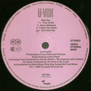 LP Ultravox: U-Vox