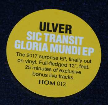 LP Ulver: Sic Transit Gloria Mundi EP LTD 441672
