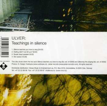 Ulver: Teachings In Silence