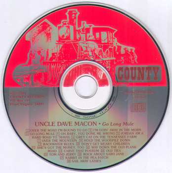 CD Uncle Dave Macon & His Fruit Jar Drinkers: Go Long Mule 362682