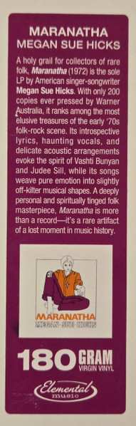 LP Megan Sue Hicks: Maranatha