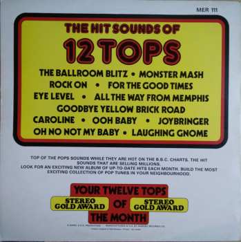 LP Unknown Artist: 12 Tops - Todays Top Hits 535882