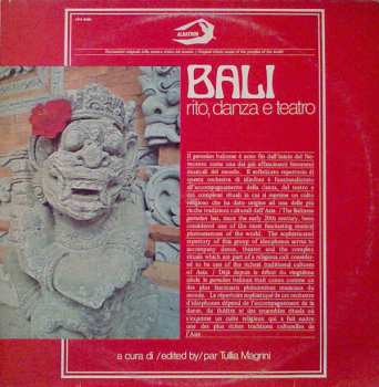 Album Unknown Artist: Bali - Rito, Danza E Teatro