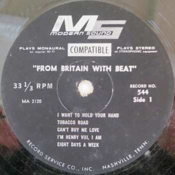 LP Unknown Artist: From Britain With Beat 445664