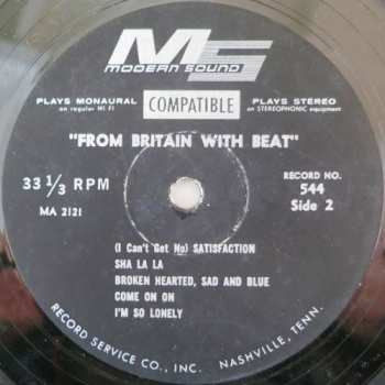 LP Unknown Artist: From Britain With Beat 445664
