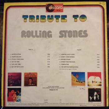 LP Unknown Artist: Tribute To Rolling Stones 517719