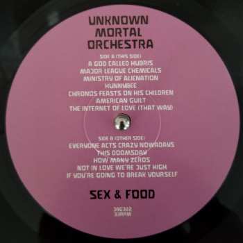 LP Unknown Mortal Orchestra: Sex & Food 59705