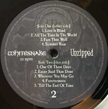 2LP Whitesnake: Unzipped