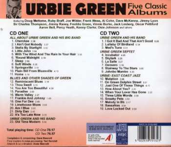 2CD Urbie Green: Five Classic Albums: All About Urbie Green And His Big Band / Blues And Other Shades Of Green / Urbie Green And His Band / Urbie Green Septet / Urbie: East Coast Jazz 323759