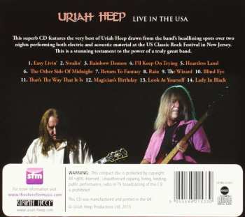 CD Uriah Heep:  Live In The USA 247104