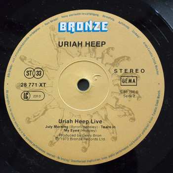 2LP Uriah Heep: Uriah Heep Live