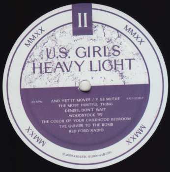 LP U.S. Girls: Heavy Light 63339