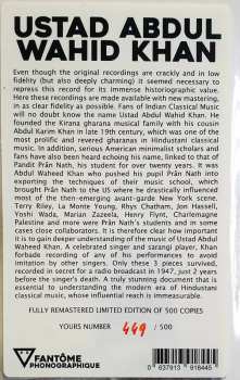 LP Ustad Abdul Wahid Khan: Ustad Abdul Wahid Khan LTD | NUM 425760