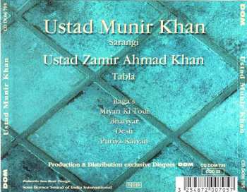 CD Ustad Munir Khan: Raga's Miyan Ki Todi, Bhatiyar, Desh, Puriya Kalyan 241585
