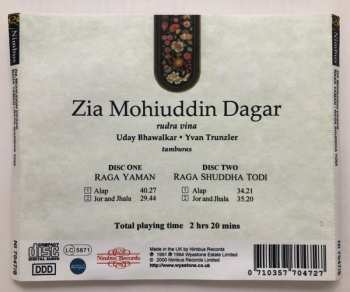2CD Ustad Zia Mohiuddin Dagar: Raga Yaman / Raga Shuddha Todi 455347