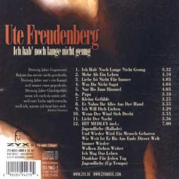 CD Ute Freudenberg: Ich Hab' Noch Lange Nicht Genug 373482