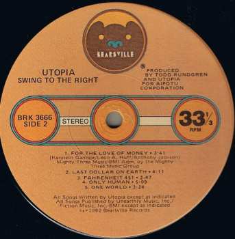 LP Utopia: Swing To The Right 335927