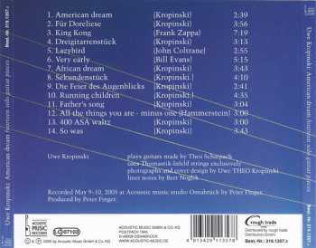 CD Uwe Kropinski: American Dream (Fourteen Solo Guitar Pieces) 509749