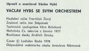LP Václav Hybš: Hybš Hraje Polku 530380