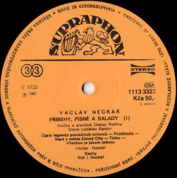 LP Václav Neckář: Příběhy, Písně A Balady 1