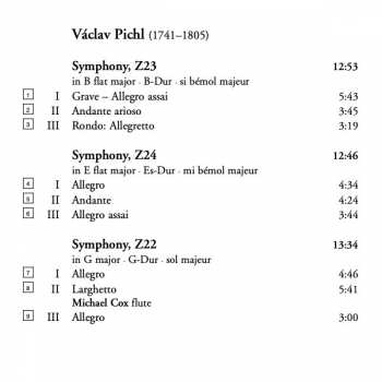 CD Václav Pichl: Symphonies 280079