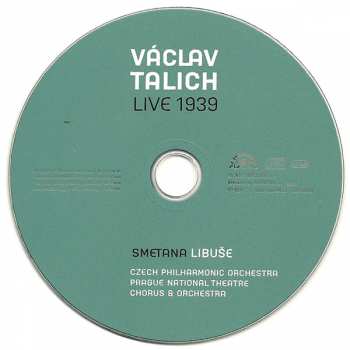 CD Václav Talich: Live 1939 - Libuše 20246