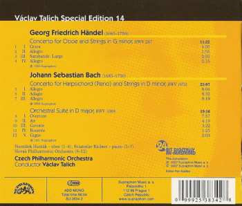 CD Václav Talich: Oboe Concerto In G Minor HMV 287 / Concerto In D Minor BWV 1052, Orchestral Suite BWV 1068 50707
