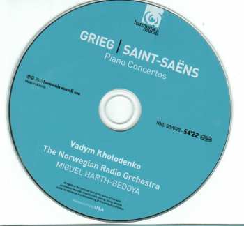 CD Vadym Kholodenko: Grieg / Saint-Säens Piano Concertos 242485