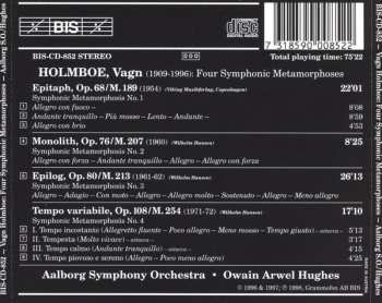 CD Vagn Holmboe: Four Symphonic Metamorphoses 527566
