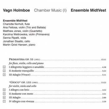 CD Vagn Holmboe: Chamber Music (I) 193421