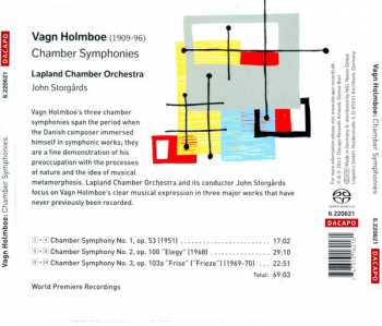 SACD Vagn Holmboe: Chamber Symphonies 190320