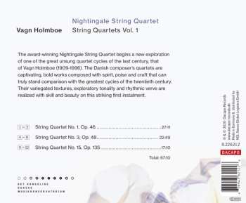 CD Vagn Holmboe: String Quartets Vol. 1 460045