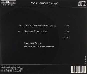 CD Vagn Holmboe: String Sinfonias I - IV 'Kairos' 305222