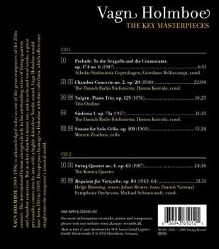 2CD Vagn Holmboe: The Key Masterpieces 221584