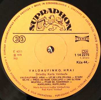 LP Valdaufinka: Valdaufinko, Hraj! (Skladby Karla Valdaufa)