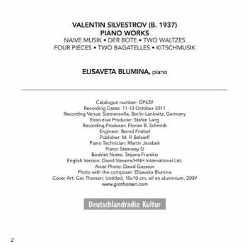 CD Valentin Silvestrov: Piano Works 296841