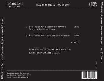 CD Valentin Silvestrov: Symphonies 4 & 5 259129
