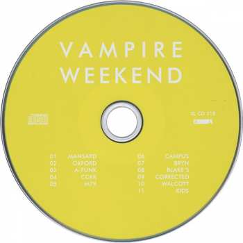 CD Vampire Weekend: Vampire Weekend 38470
