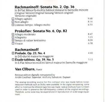 CD Sergei Prokofiev: Rachmaninoff / Prokofiev: Sonatas