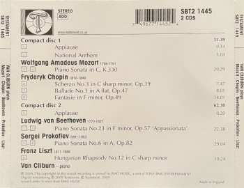 2CD Van Cliburn: Van Cliburn Recital / Mozart • Chopin • Beethoven • Prokofiev • Liszt / Recorded Live At The Royal Festival Hall, London, June 1959 329384