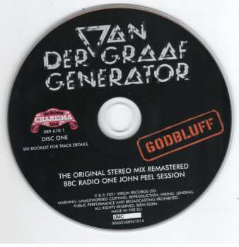 2CD/DVD Van Der Graaf Generator: Godbluff DLX 384003