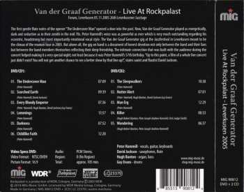 2CD/DVD Van Der Graaf Generator: Live At Rockpalast - Leverkusen 2005 20880