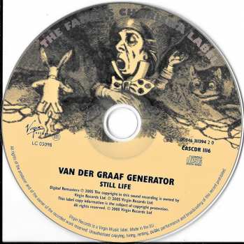CD Van Der Graaf Generator: Still Life 34547