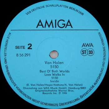 LP Van Halen: 5150