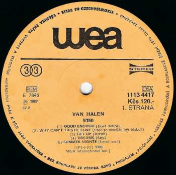 LP Van Halen: 5150 42347