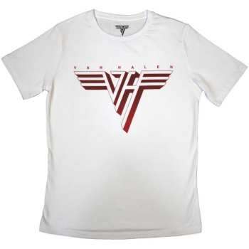 Merch Van Halen: Van Halen Ladies T-shirt: Classic Red Logo (medium) M