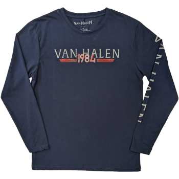 Merch Van Halen: Van Halen Unisex Long Sleeve T-shirt: 84 Tour (back & Sleeve Print) (small) S